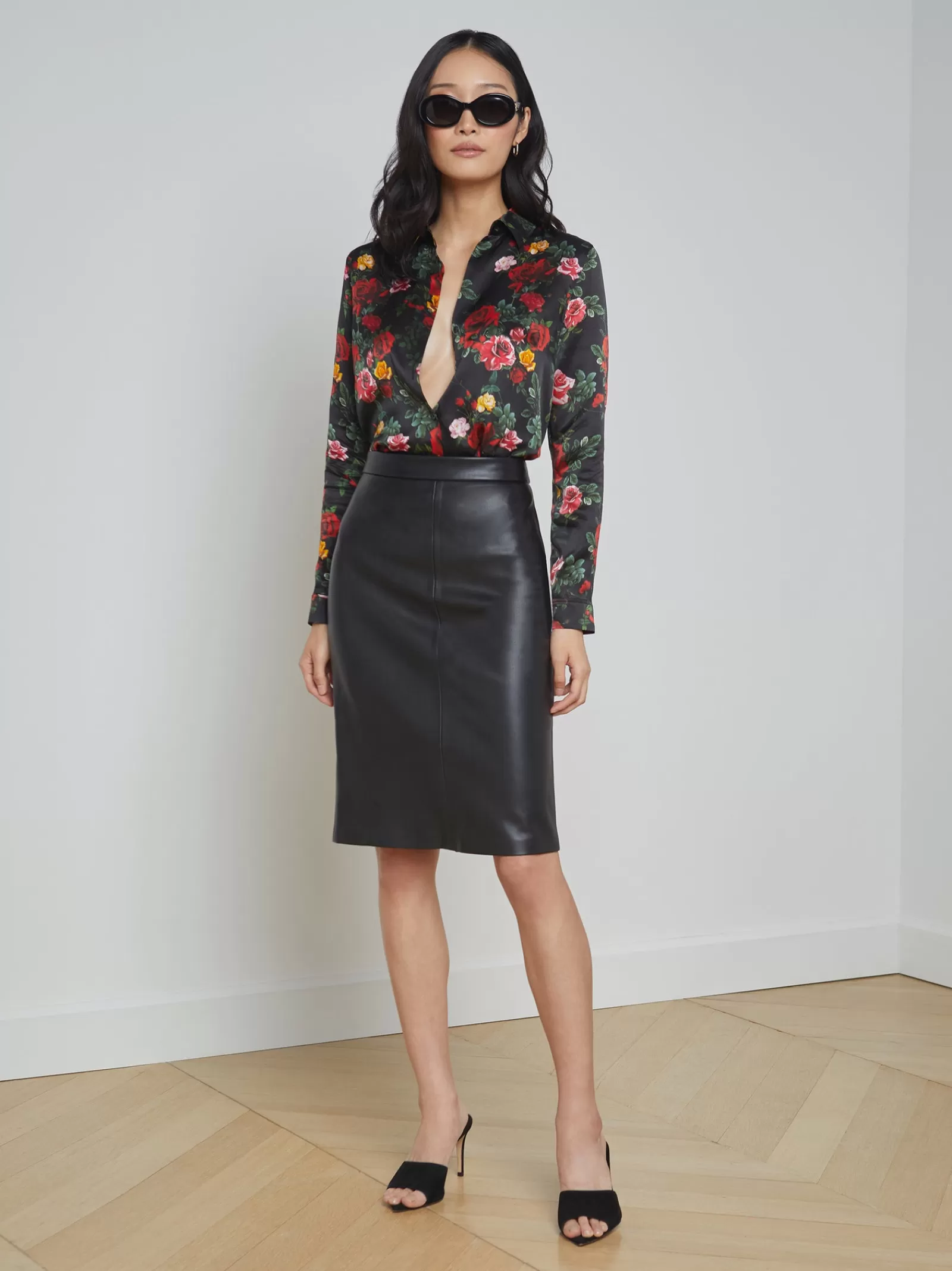 L'AGENCE Rosa Pencil Skirt< All Things Black | Pants, Shorts & Skirts