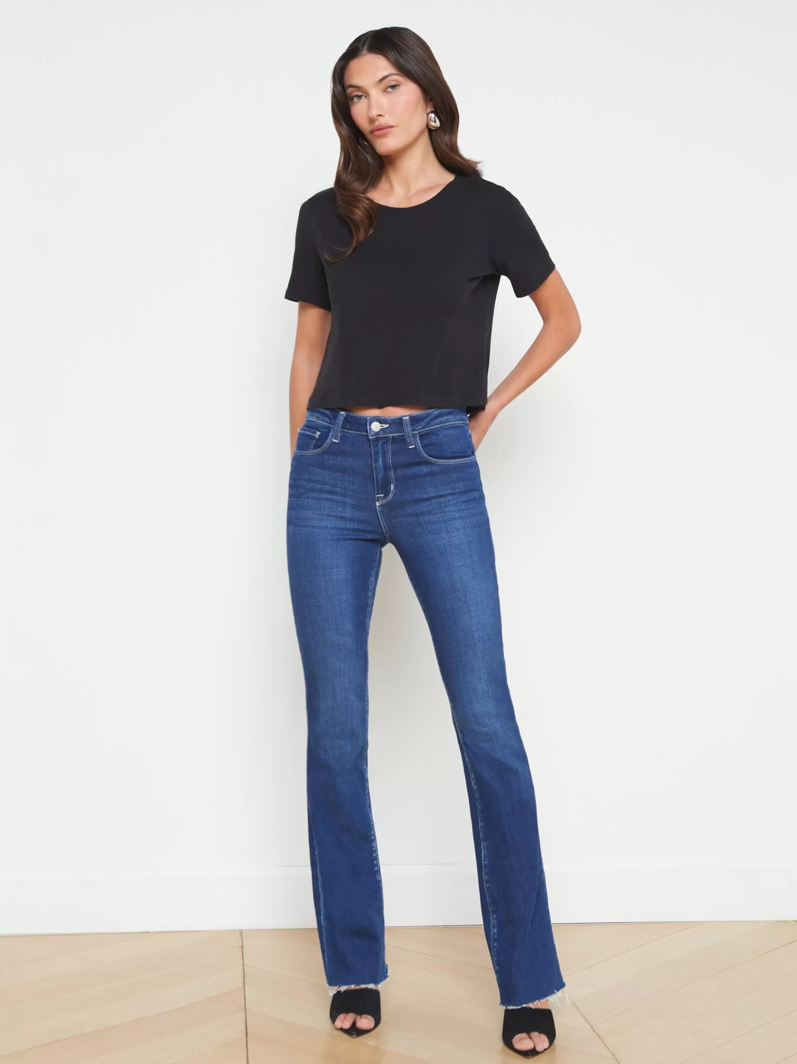 L'AGENCE Ruth Straight-Leg Jean< Spring Collection | Straight