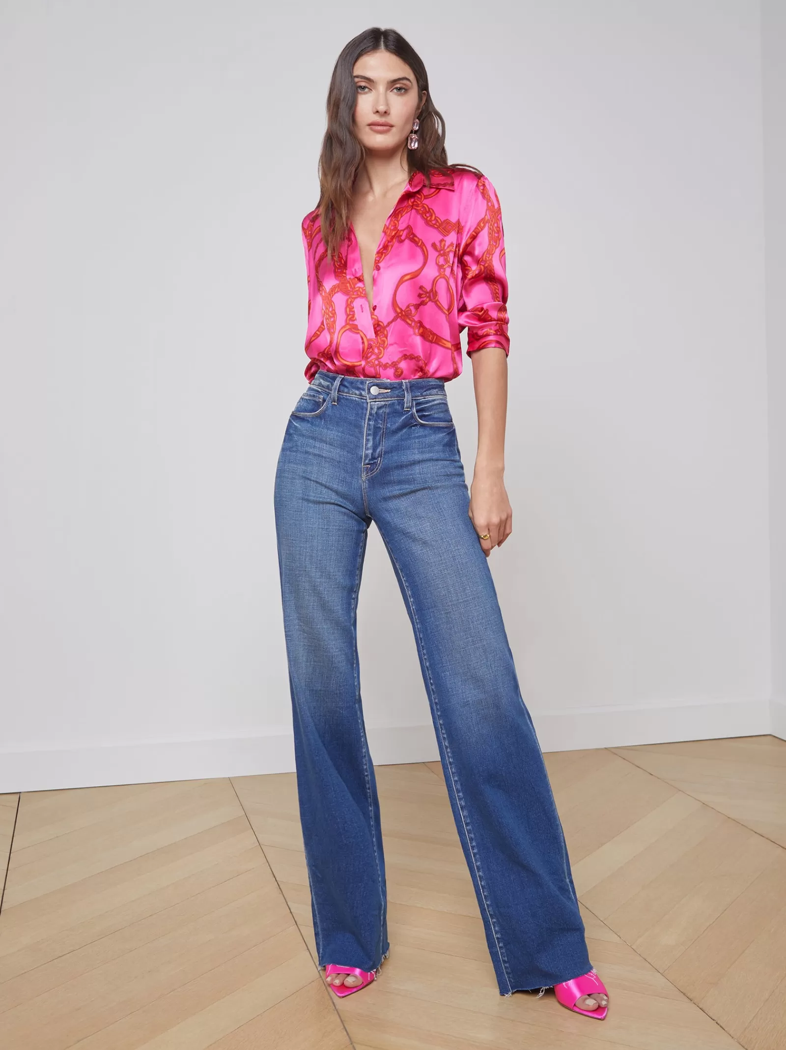 L'AGENCE Scottie Wide-Leg Jean< Wide & Relaxed | Straight