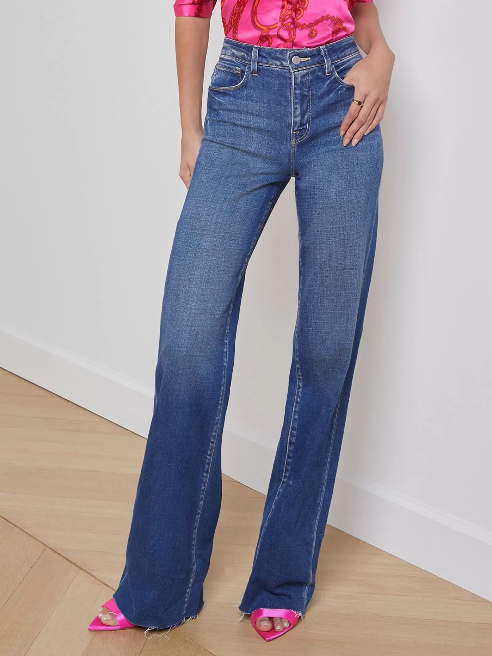L'AGENCE Scottie Wide-Leg Jean< Wide & Relaxed | Straight