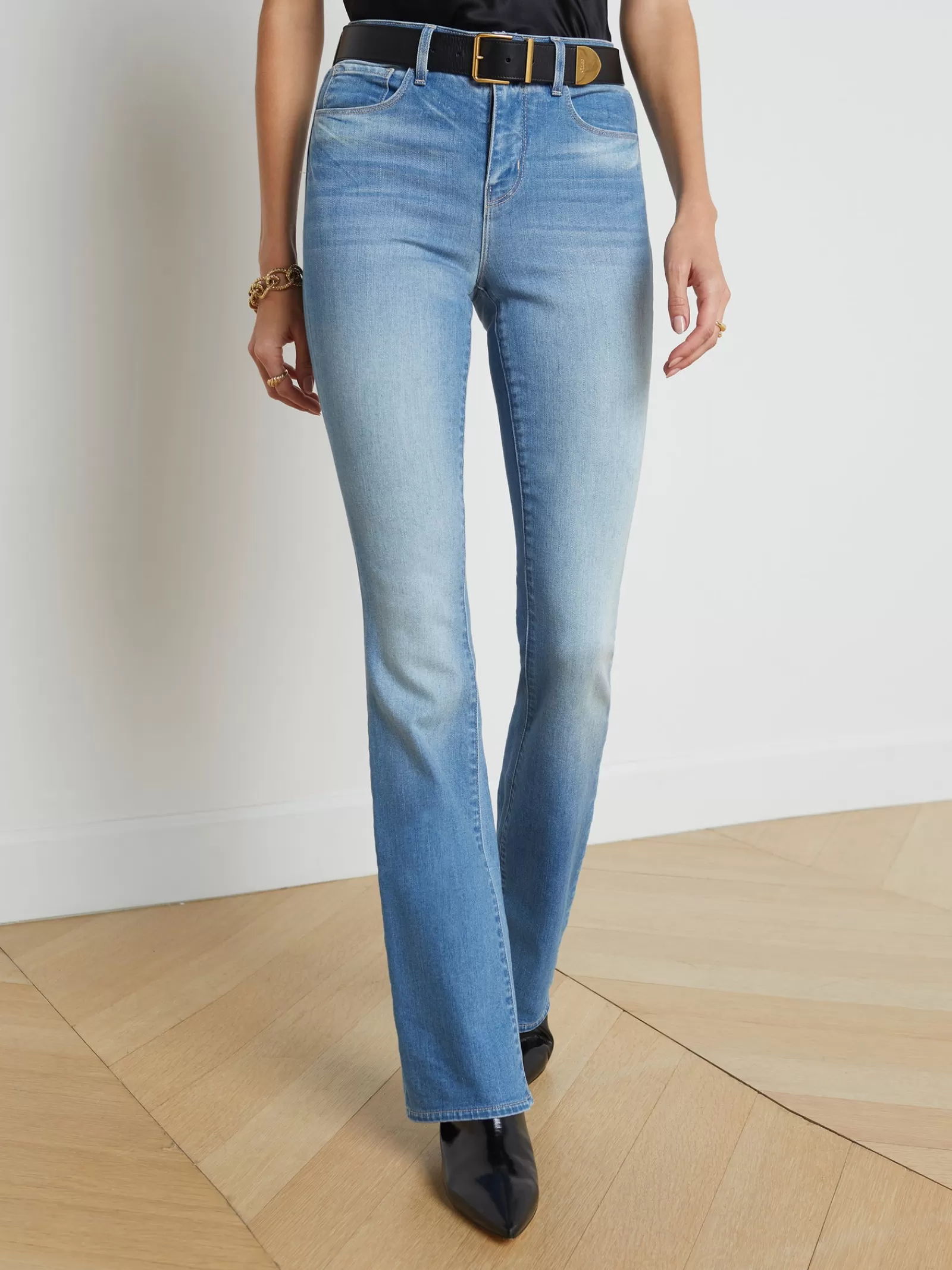 L'AGENCE Selma Bootcut Jean< Straight