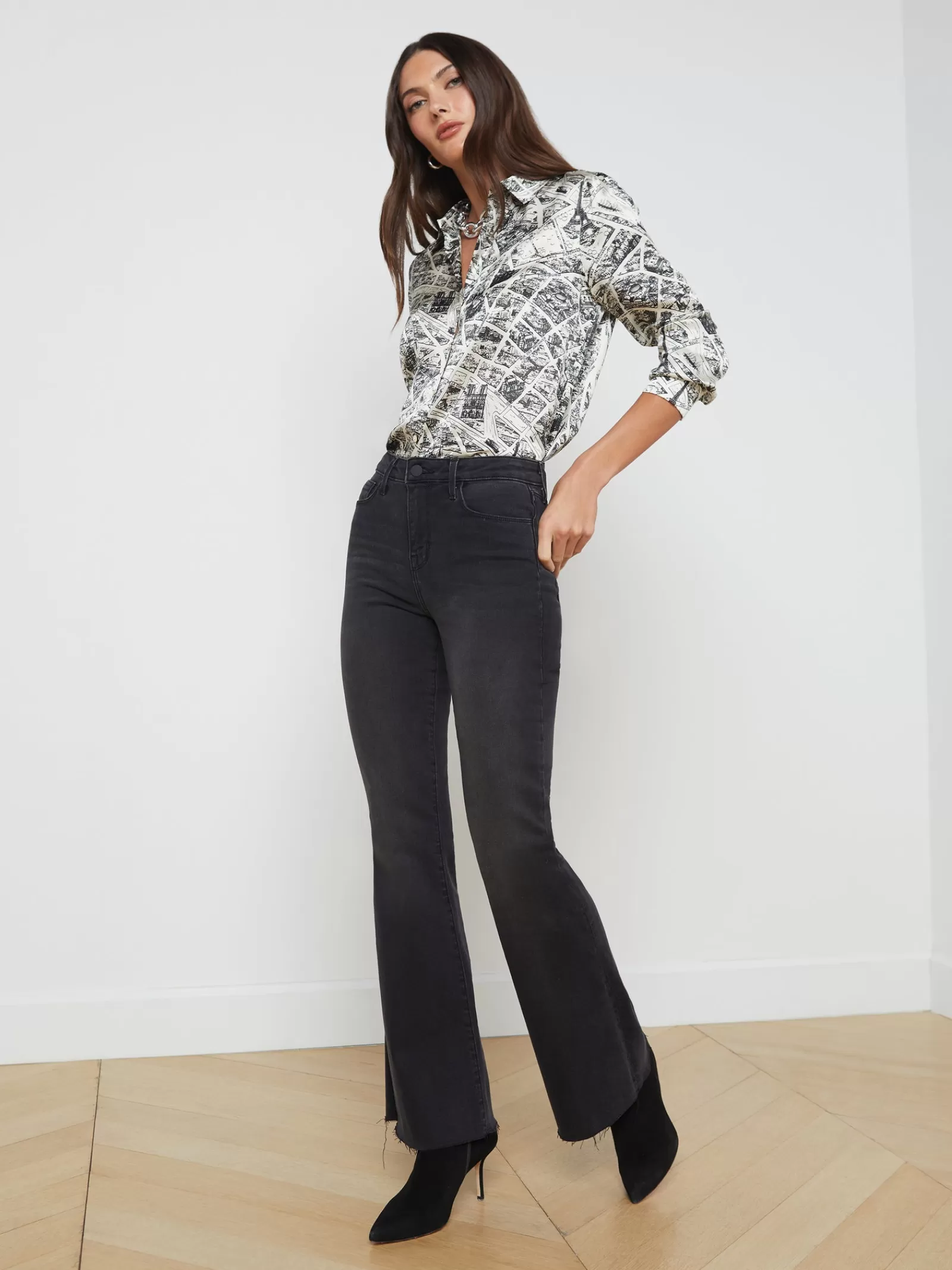L'AGENCE Sera Jean< Flare & Bootcut