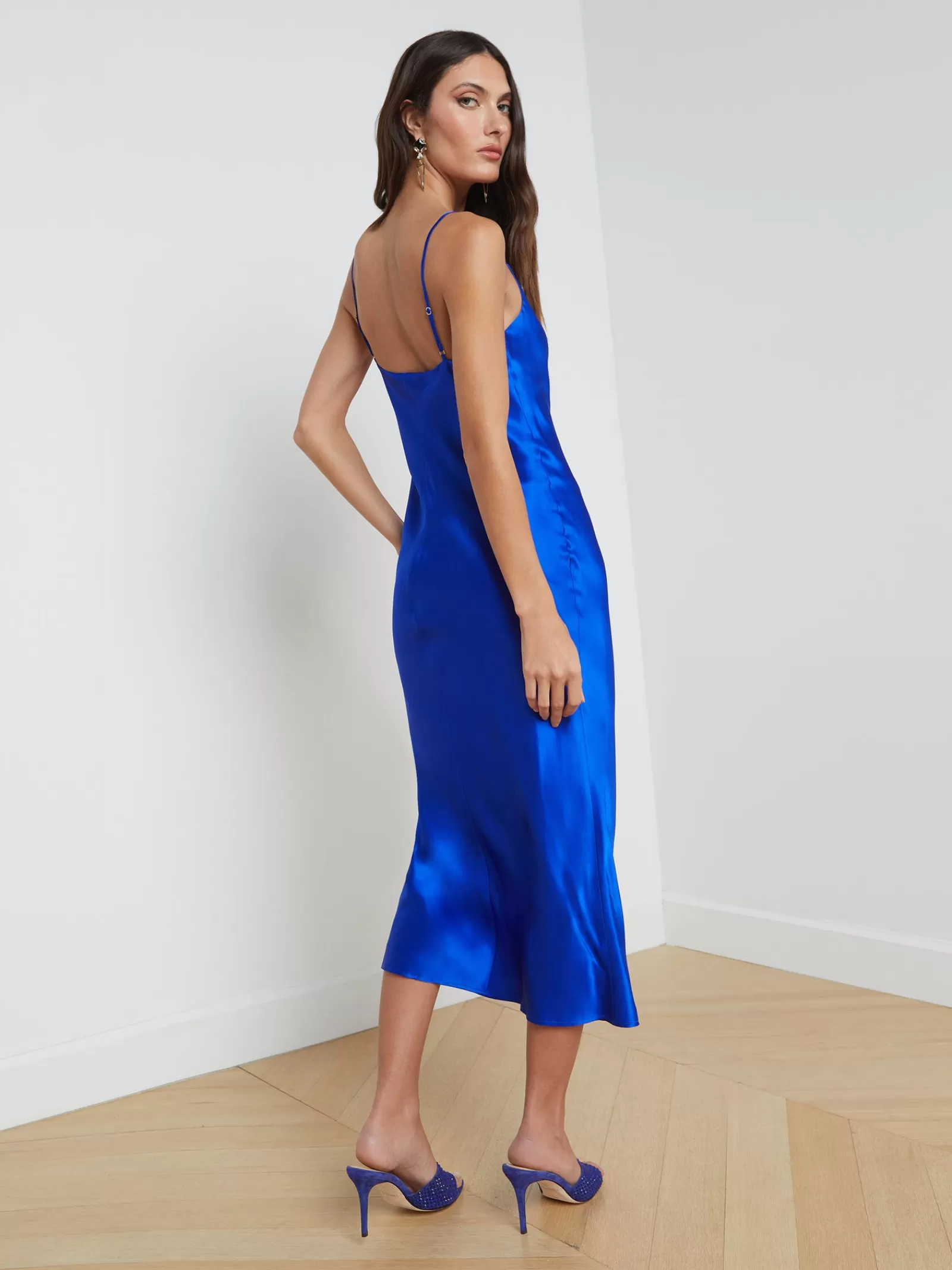 L'AGENCE Seridie Silk Slip Dress< Online Exclusives | Silks
