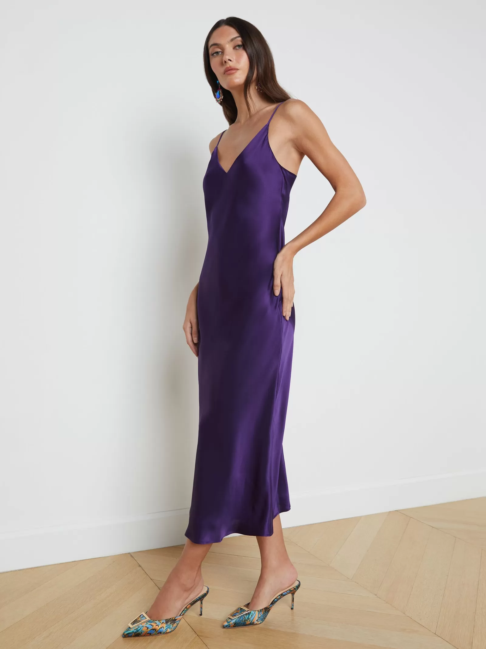 L'AGENCE Seridie Silk Slip Dress< Online Exclusives | Silks