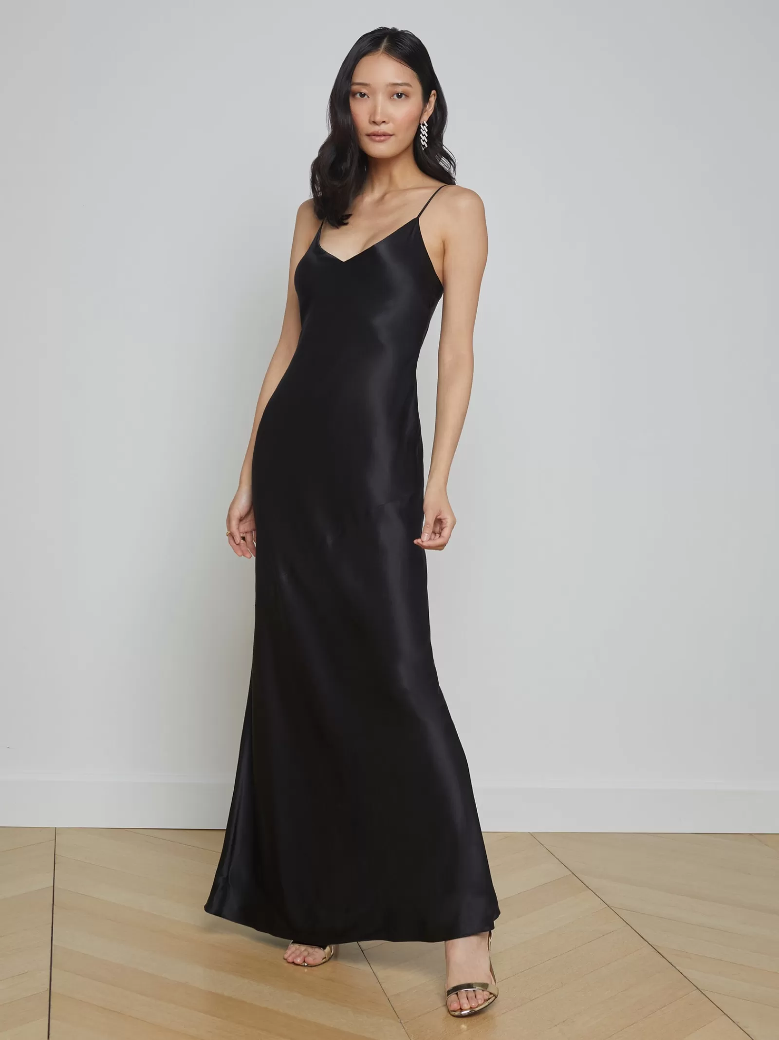 L'AGENCE Serita Silk Slip Dress< Essentials | Silks