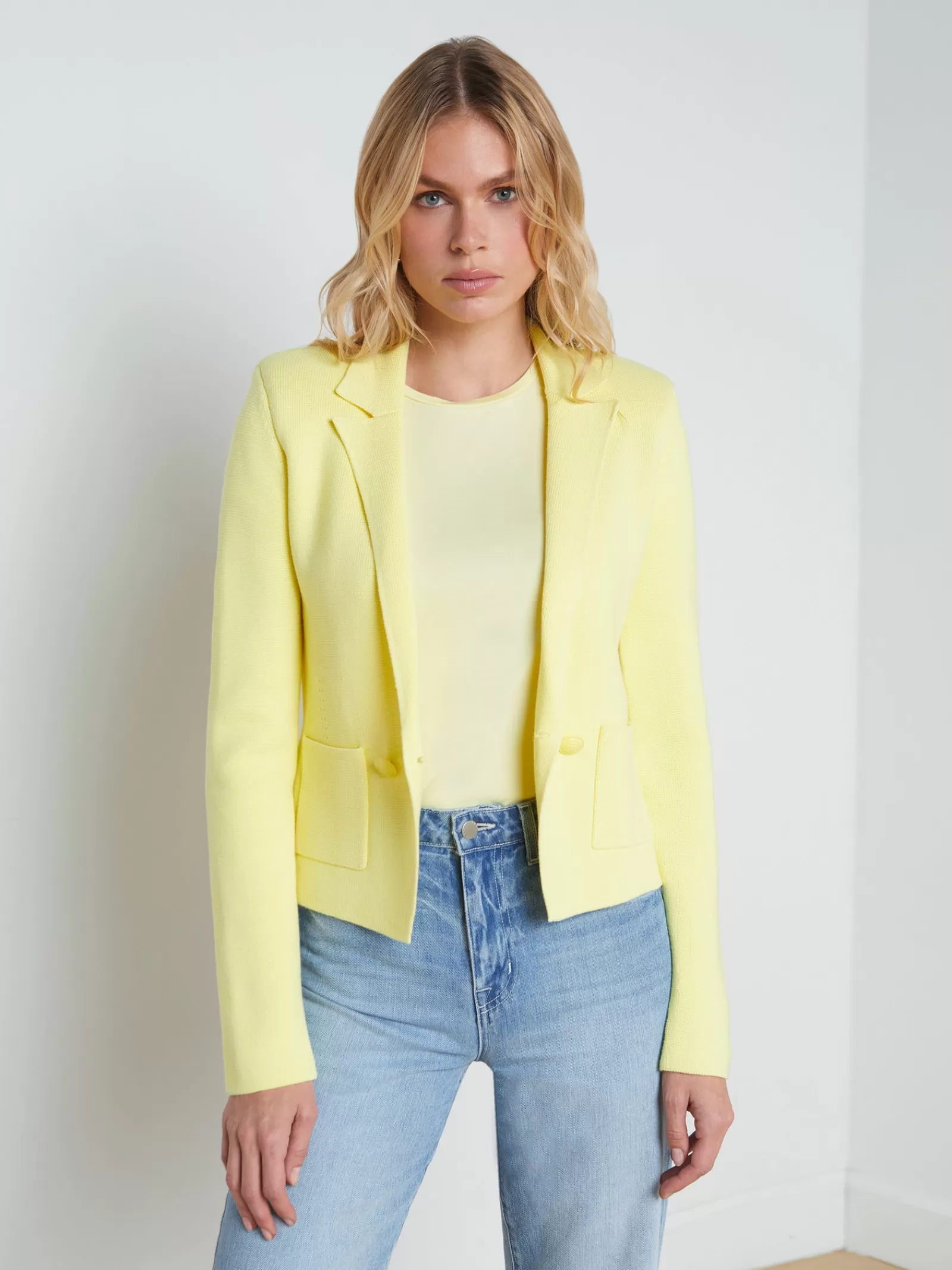 L'AGENCE Sofia Knit Blazer< Spring Collection | Knitwear