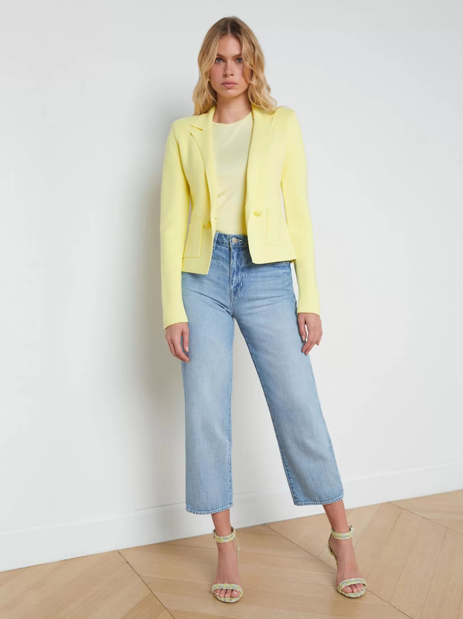 L'AGENCE Sofia Knit Blazer< Spring Collection | Knitwear