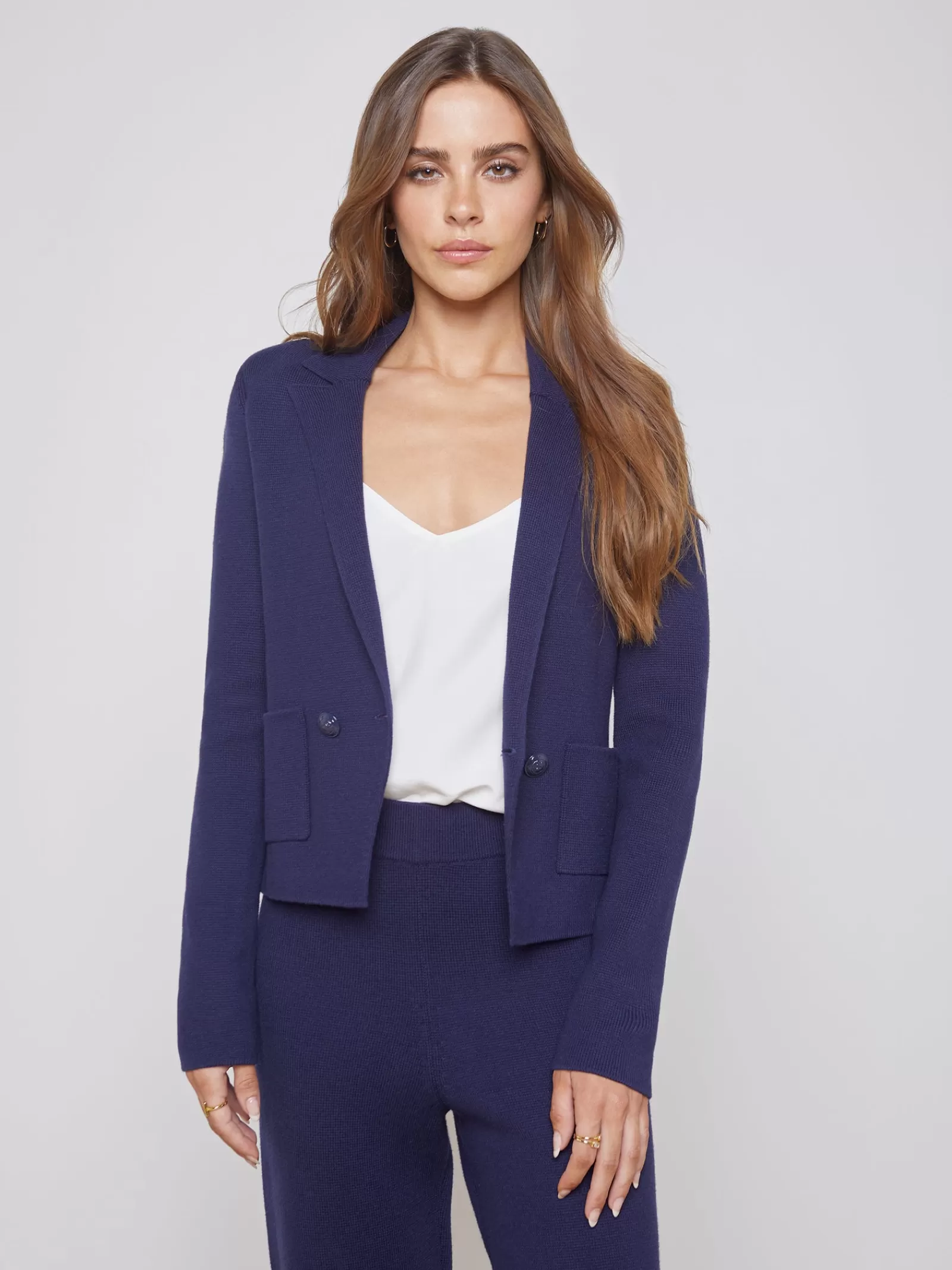 L'AGENCE Sofia Knit Blazer< Knitwear | Blazers & Jackets