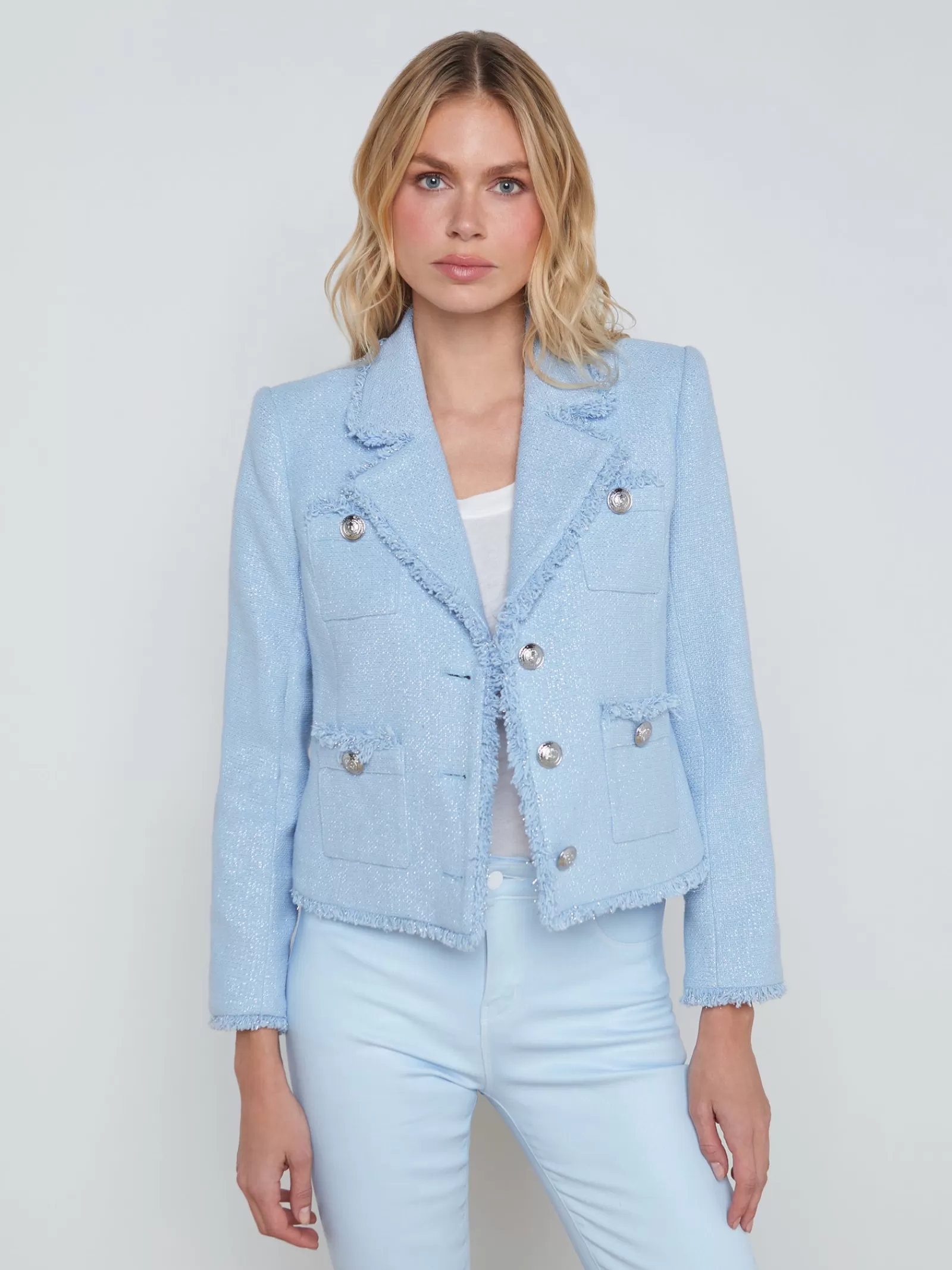 L'AGENCE Sylvia Collared Jacket< Spring '24 Catalog | Spring Collection