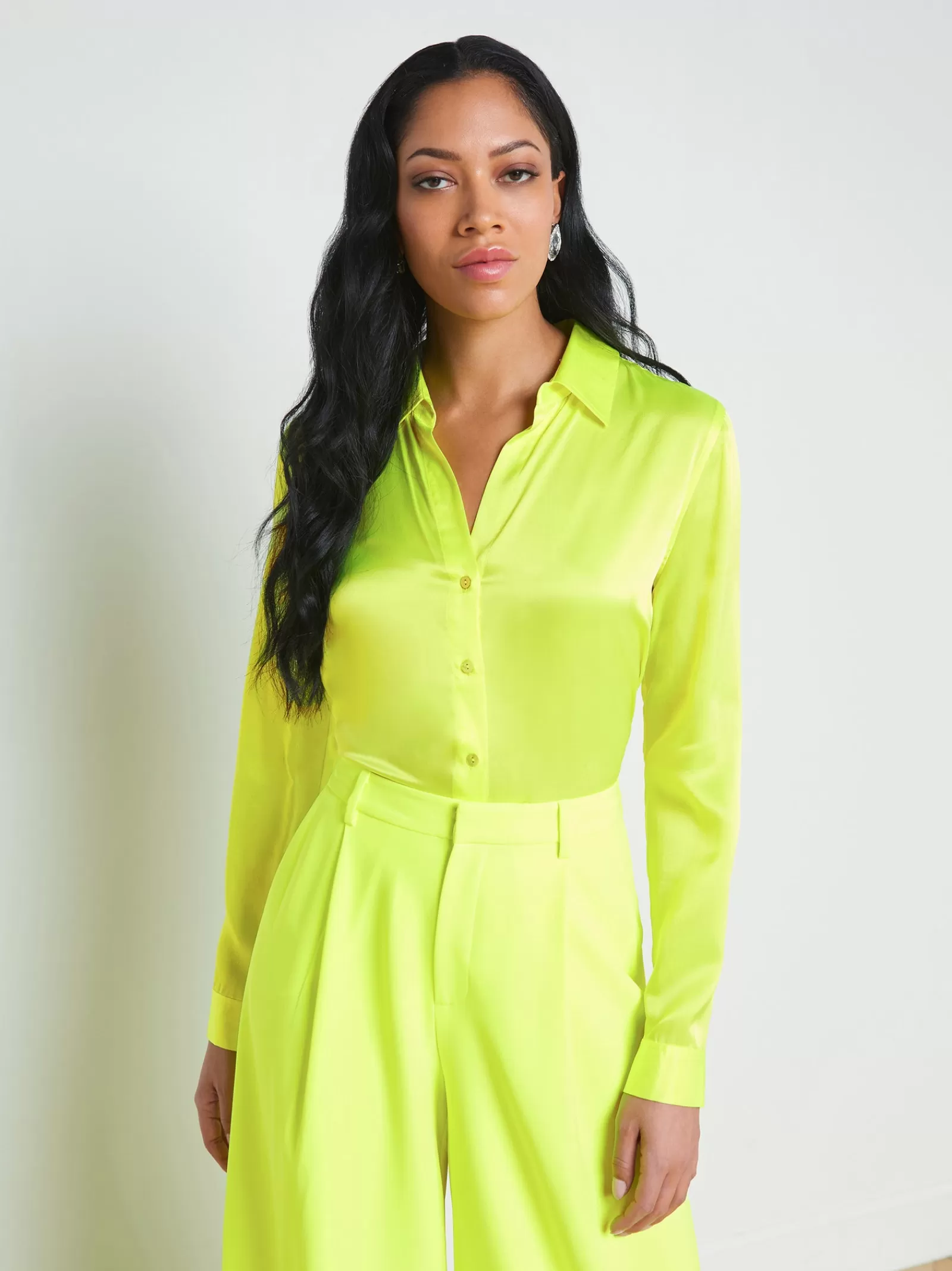 L'AGENCE Tyler Silk Blouse< Sets | Spring Collection