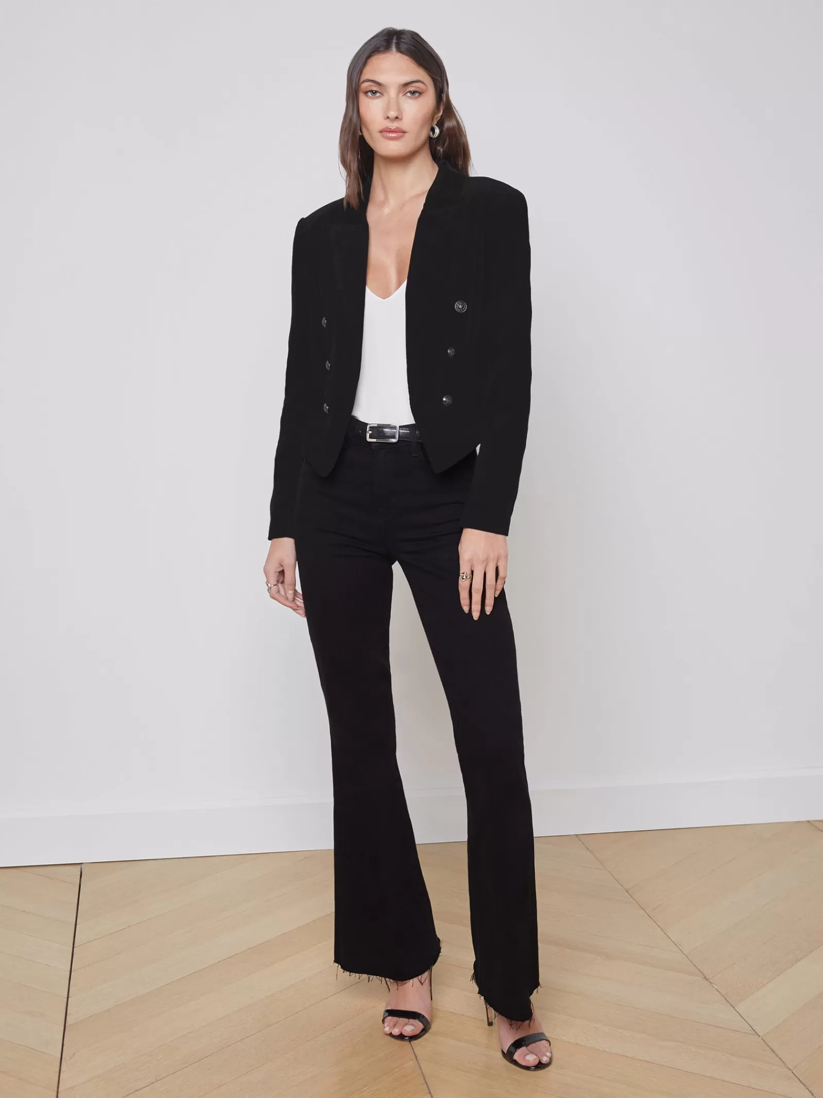 L'AGENCE Wayne Blazer< All Things Black | Blazers & Jackets