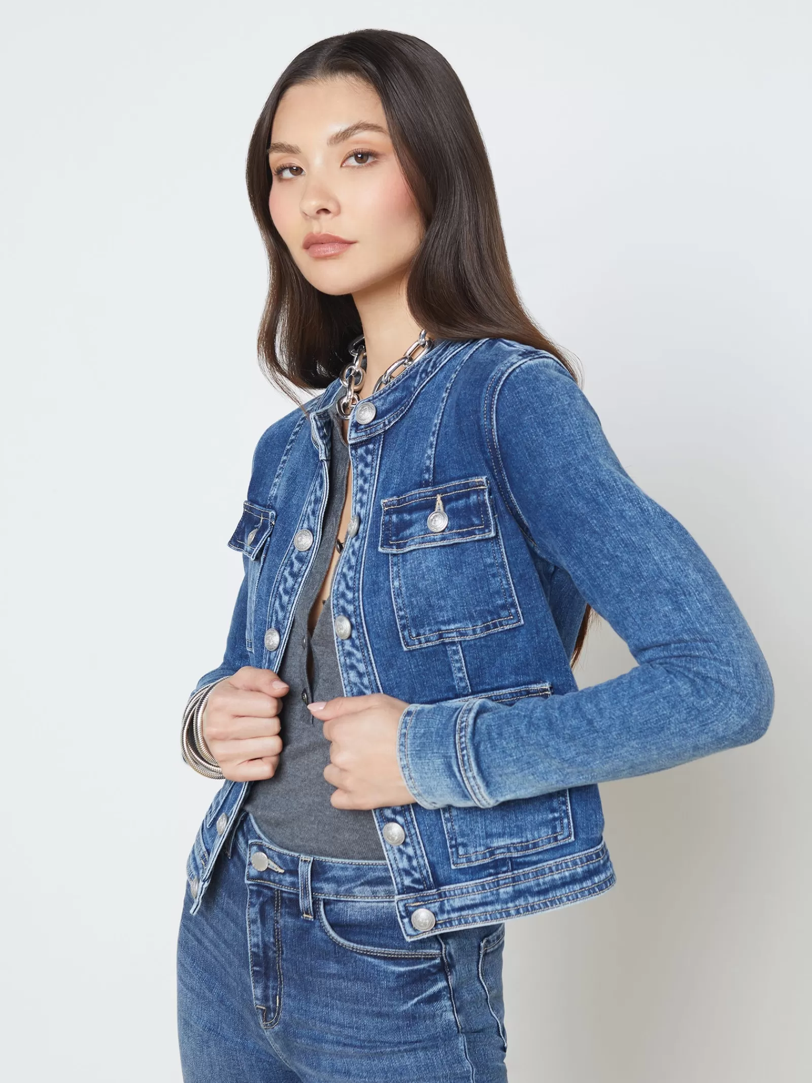 L'AGENCE Yari Jacket< Denim Jackets | Best Sellers