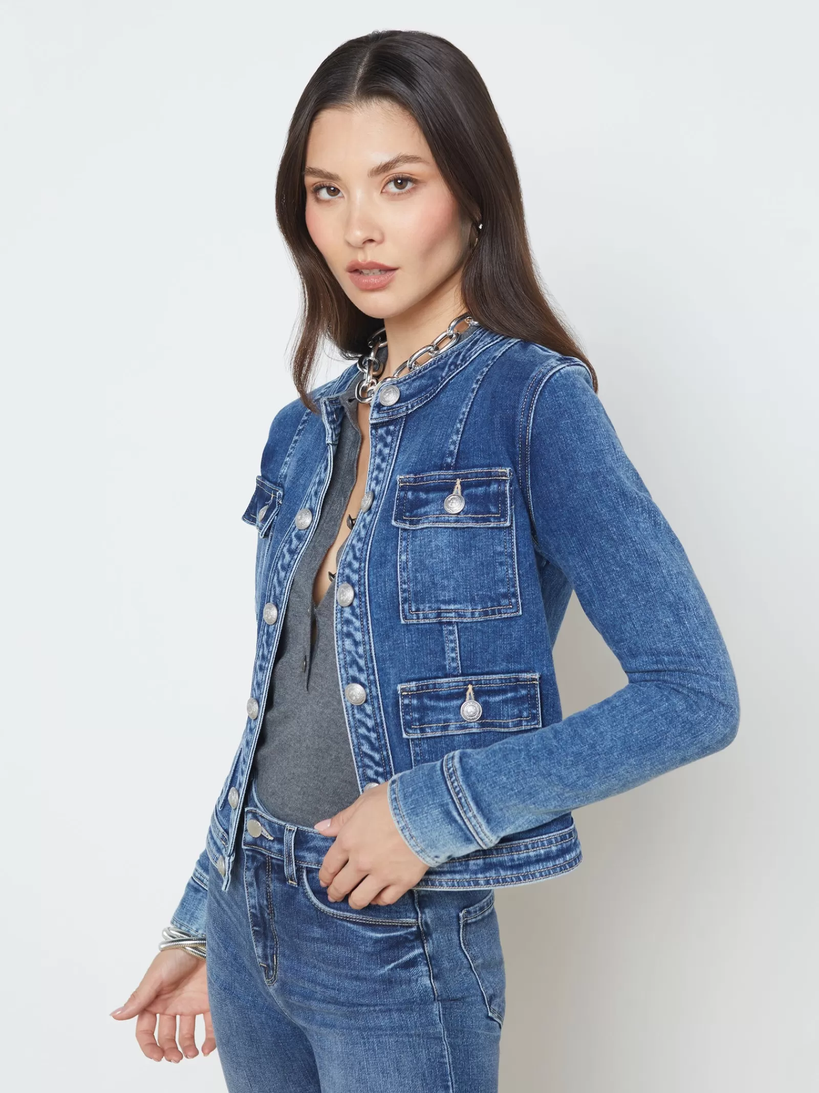 L'AGENCE Yari Jacket< Denim Jackets | Best Sellers